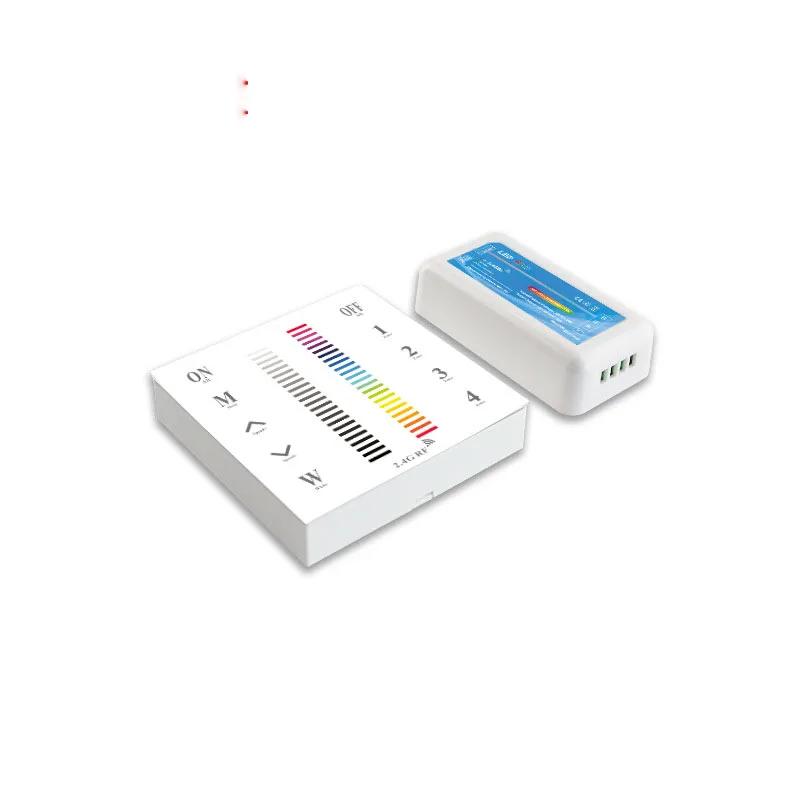 

aiboduo Wall Mount LED at 12V-24V,144W or 288W RGB Controller Touch Panel RGB strip Controller