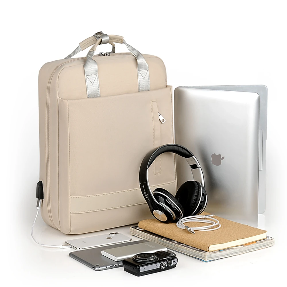 Дорожный рюкзак для ноутбука, Водонепроницаемый Бизнес Противоугонный тонкий прочный рюкзак для ноутбука с usb зарядным портом, для 15,6 дюймового ноутбука