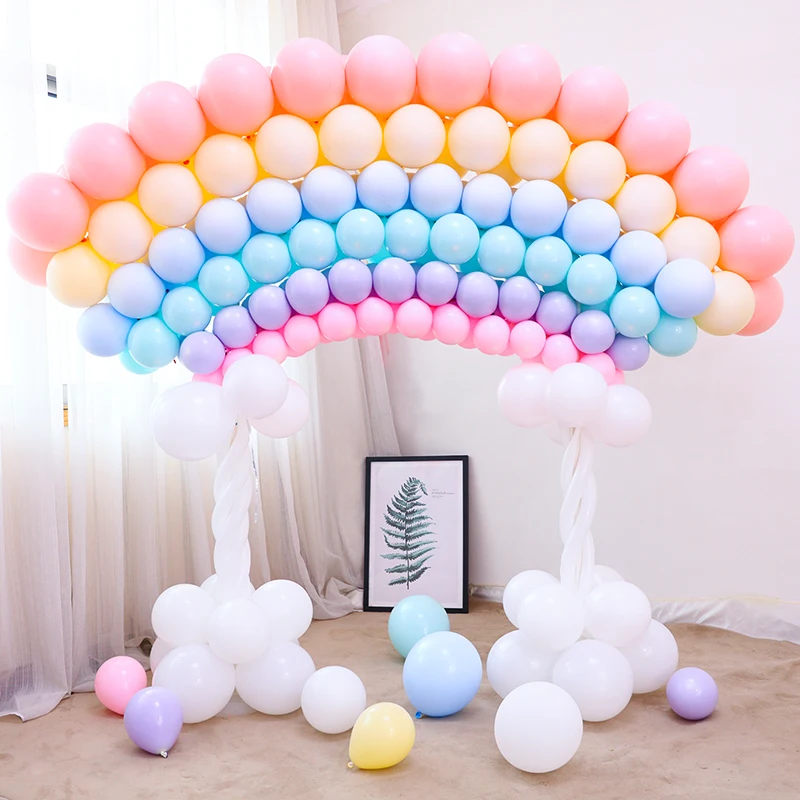 

NEW 5inch 50pcs/lot candy Macaron Latex balloons Helium Balloon For Party Wedding Birthday Child Toys Globos Good Quality