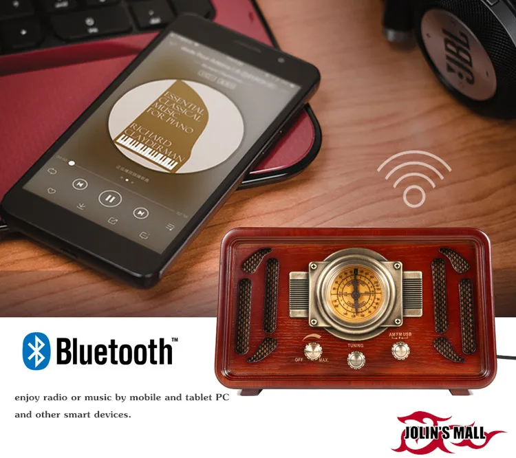 Ретро деревянный радиоприемник 5 Вт* 2 мини HiFi настольные колонки тип указателя Bluetooth/AM/FM/USB/SD карты игры домашнее украшение