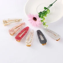 1 шт. ацетатные геометрические заколки для волос Элегантные шпильки заколки для девочек прямоугольные Заколки головные уборы аксессуары для укладки женских волос инструмент