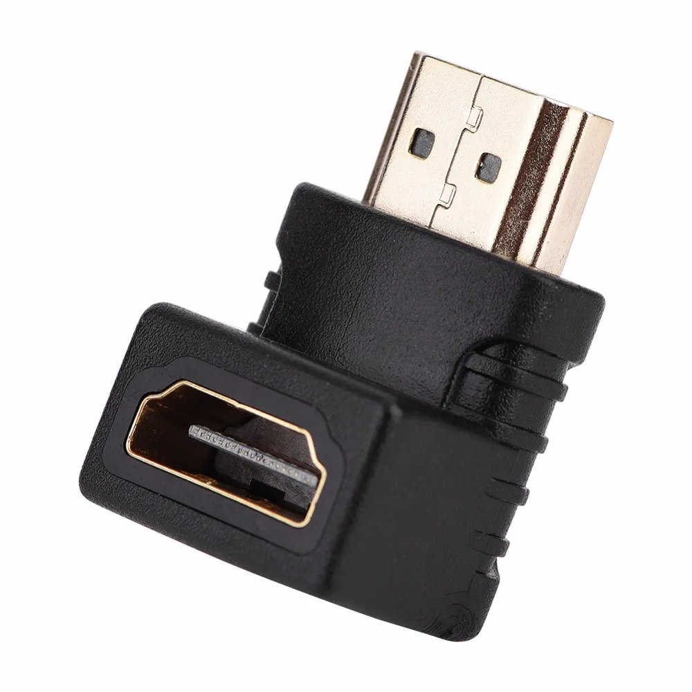 HDMI Cable Adapter Male to HDMI Female 270/90 Degree Angle Cable Adapter Converter Extender for 1080P HDTV HDMI Cable Connector