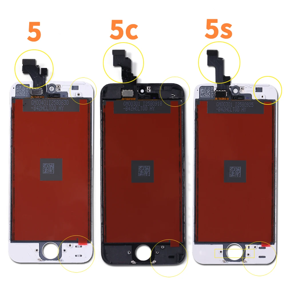 ЖК дисплей без битых пикселей для iPhone 5s 5 AAA +++ модуль с сенсорным экраном