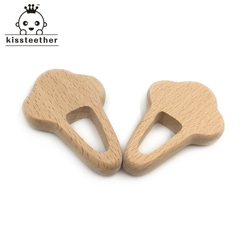 Деревянная подвеска для мороженого из бука|baby teether|baby teether woodteether baby |