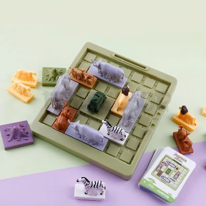 

IQ Puzzle Smart Family Logical Thinking Board Games Challenge Toys For Kids 48 Challenge With Solution Jouet Enfant Intelligent