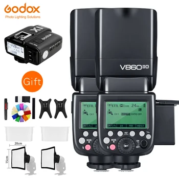 

Godox VING V860II-O GN60 HSS 1/8000s TTL Li-ion Battery Speedlite Flash 2xV860II-O +X1T-O Trigger For Olympus Panasonic Cameras