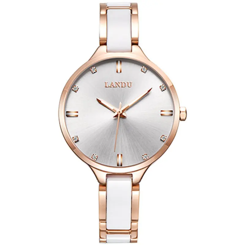 

Luxury Women Waterproof Quartz Wristwatches Ladies Girls Watches New Fashion Ceramic Strap Casual Crystal Female Watches