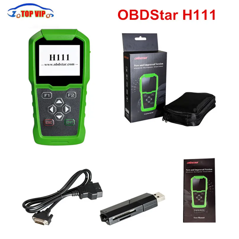

2018 New OBDSTAR H111 Auto Key Programmer & Cluster Calibration via OBD Extract PIN CODE from BCM for OP-E-L Key Programmer