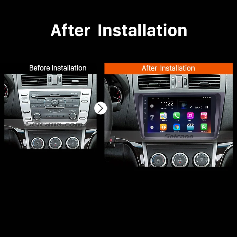 Sale Seicane 9" 2Din Android 8.1/7.1 Car Radio WIFI Bluetooth Quad Core Multimedia Player For 2008 2009 2010-2015 Mazda 6 Rui wing 5 Sale Seicane 9" 2Din Android 8.1/7.1 Car Radio WIFI Bluetooth Quad Core Multimedia Player For 2008 2009 2010-2015 Mazda 6 Rui wing 5