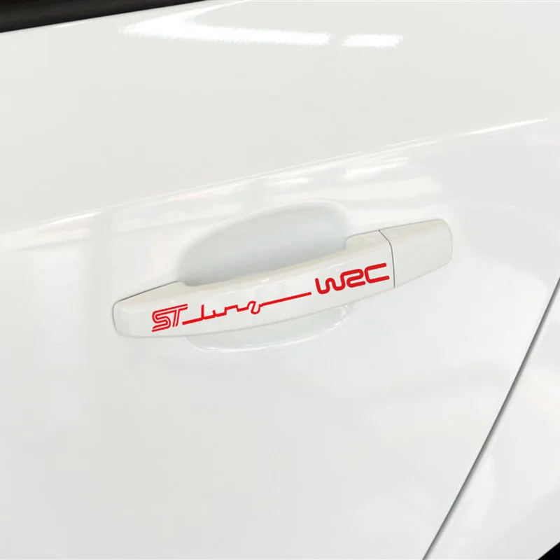 ST WRC линия украшения двери автомобиля наклейки руки Стайлинг Высечки Виниловые