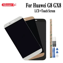 Alesser тестирование для huawei G8 GX8 RIO-L01 RIO-L02 RIO-L03 ЖК-дисплей Дисплей+ кодирующий преобразователь сенсорного экрана в сборе запасная часть+ инструмент