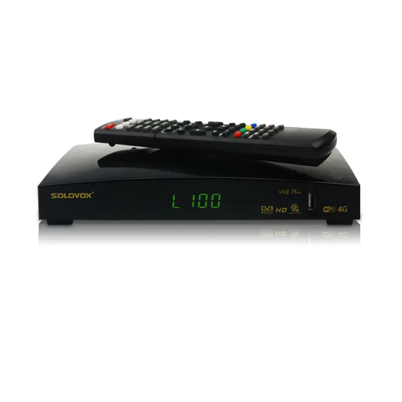 SOLOVOX V8S Plus DVB-S2 цифровой спутниковый ресивер с поддержкой USB wifi 4k H.265 HDMI 1080P Biss key M3U YOUPORN Cccam NEWCAMD