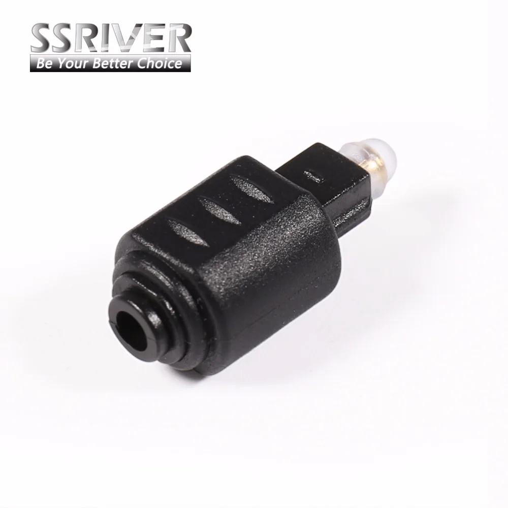 SSRIVER 2018 High Quality Optical 3.5mm Female Mini Jack Plug To