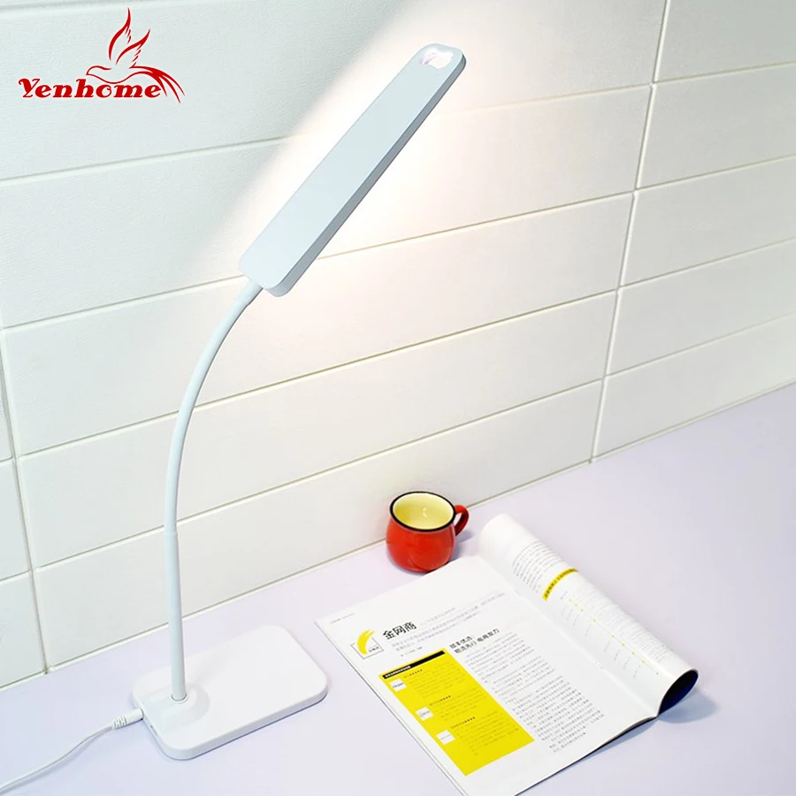 

4W 57 LEDs Eye Protect Clamp Clip Light Table Lamp Stepless Dimmable Bendable USB Powered Touch Sensor Control Reading Desk Lamp