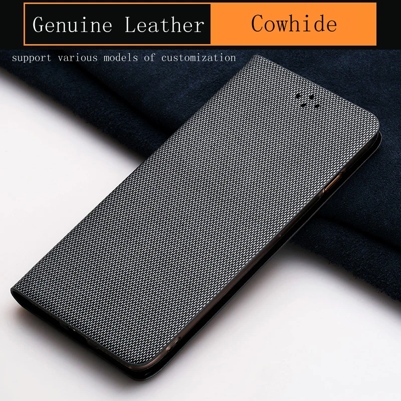 

Luxury Genuine Leather flip Case For Xiaomi Mi 4 case Diamond pattern soft silicone Inner shell phone flip cover