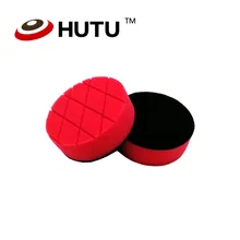 3-дюймовый Алмазный Полировочный диск колодки красный без острого Pad полировка воском набор губок для Машинка Для Полировки Автомобиля