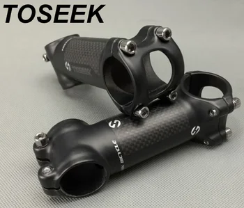 

TOSEEK Carbon Stem Bicycle Bike Stem Riser Stem MTB Road Bike 31.8mm Angle 6/17 Bicicleta Tallo potencia Cycling parts