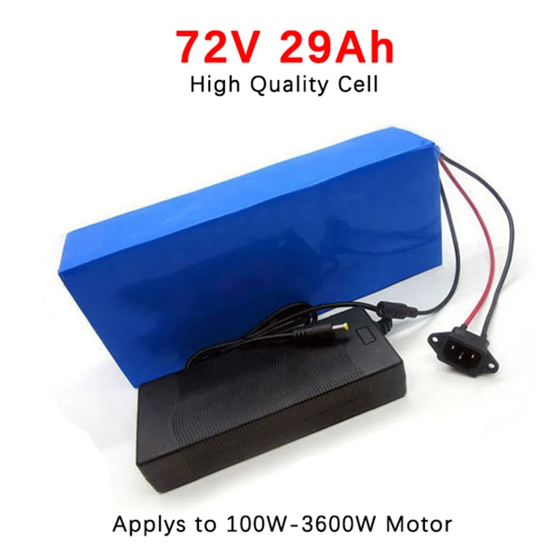 Clearance 72V 29Ah 3500W Electric Bike Battery Lithium Ion Battery Pack For Ebike Electric Scooter Battery For Bafang Rechargeable No Tax 5
