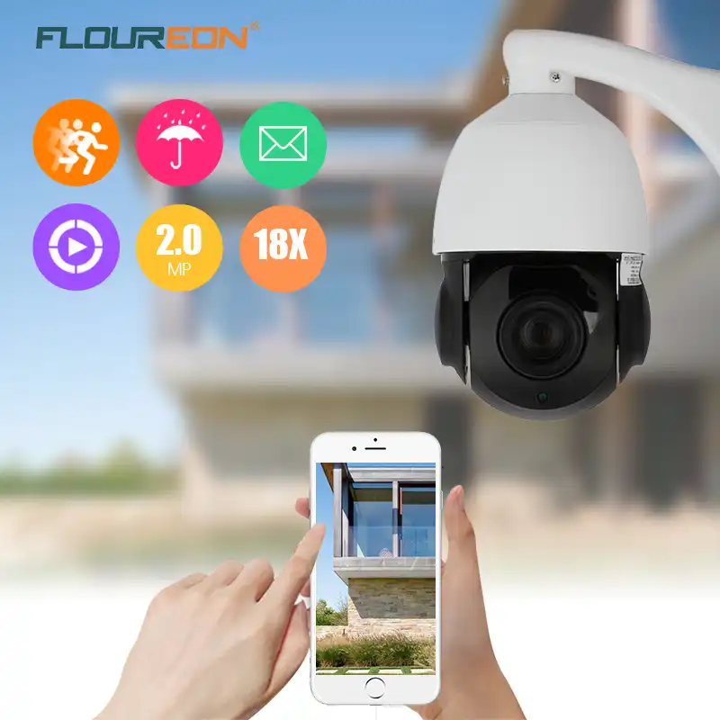 FLOUREON 1080P 18X ZOOM IP Camera 