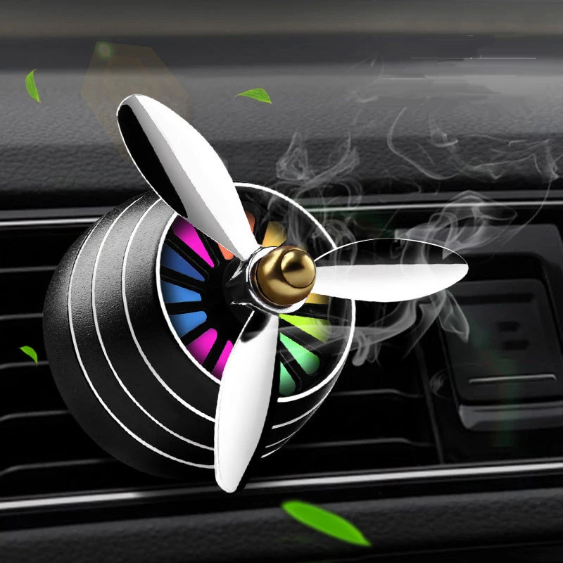 

Air Freshener Car Smell LED Mini Conditioning Vent Outlet Perfume Clip Fresh Aromatherapy Fragrance Alloy Auto Cars Accessories