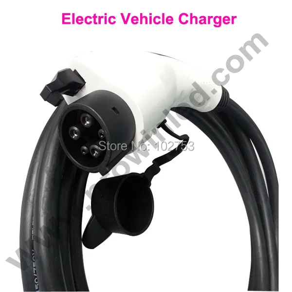 

Stocked 5pcs/lot EU plug wall Type 1 charger, EV charger SAE J1772 protocal, Electric car vehicle charging cord for Nissan Leaf
