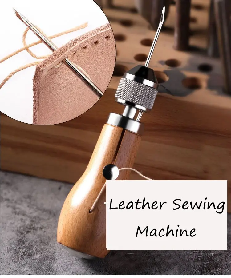 Швейная машина для кожи DIY инструмент для шитья кожи ручная швейная машина для кожи вощеная нить для кожаного ремесла