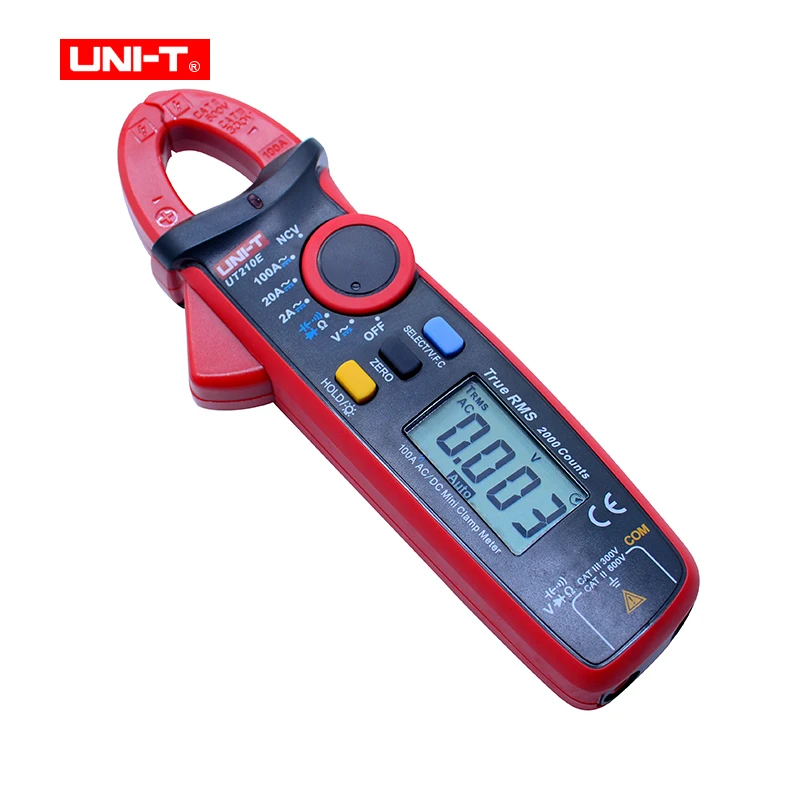 UNI T Мини цифровой токометр UT210E True RMS 2000 Количество ЖК дисплей Цифровые