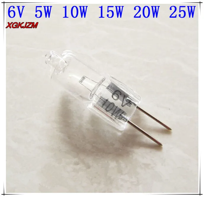 Высококачественные галогеновые лампы G4 6 в 5 Вт 10 15 20 30 В g4 шт./лот|halogen 6v|halogen g46v 30w |