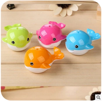 

[4Y4A] 4pcs/Lot Cute whale dolphin pencil sharpener creative creative cartoon hand pencil sharpeners