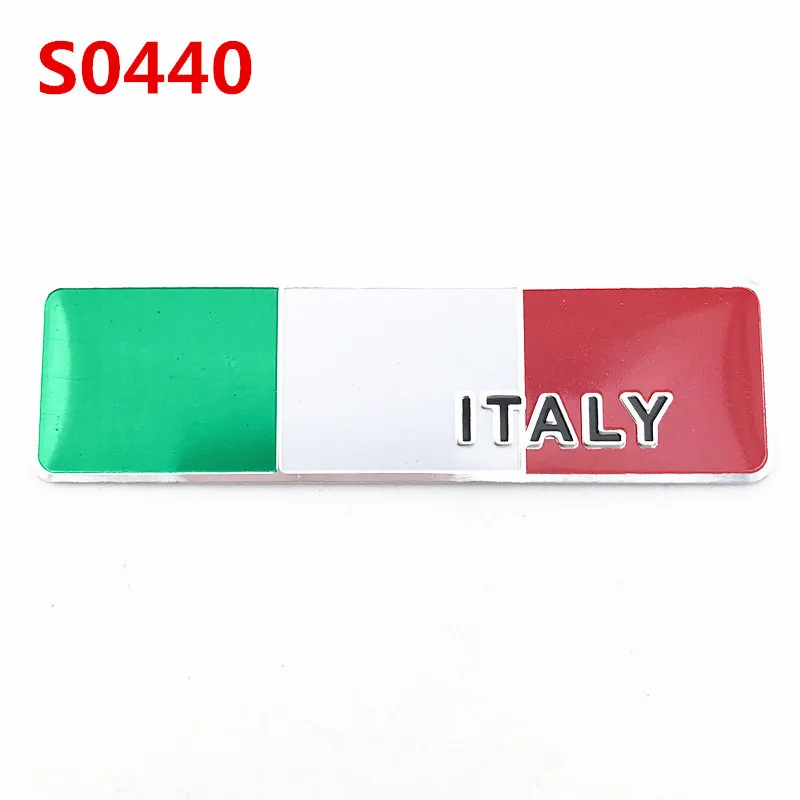 Italy Flag Decal Splat 100mm Car stickers 3D italian pizza fiat vespa moto guzzi