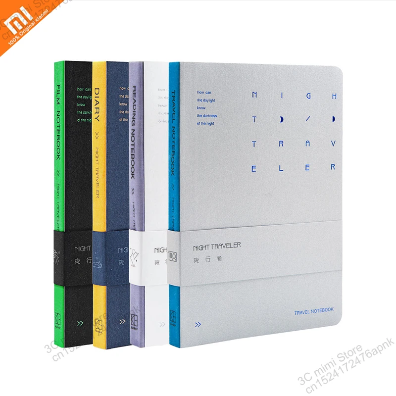 

4 color xiaomi mijia Walker series B6 notebook can write flat 180 degree four page office writing notebook smart home