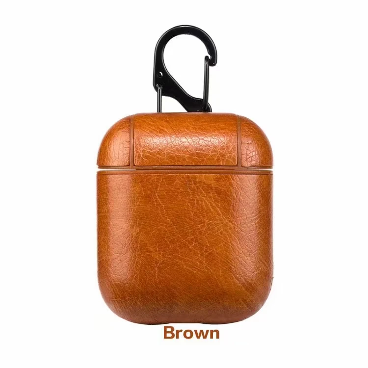 Luxurious Business PU Leather Bluetooth Wireless Earphone Protective Cover Case For Apple AirPods Air pods 2019 Charging Box