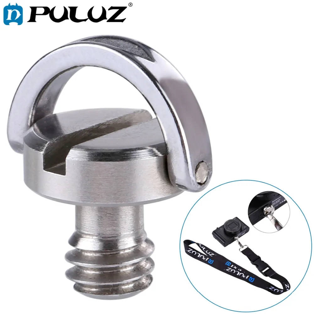 

PULUZ 1/4"Stainless Steel C-Ring Camera Screw For Tripod Rapid Quick Release Plate Mount Baseplate For Camera Tripod Accessories