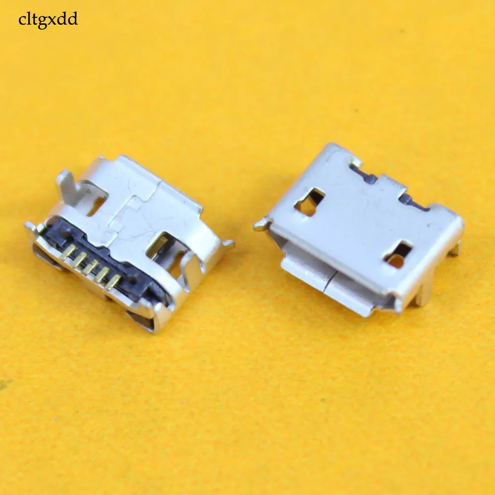 

cltgxdd Micro 5P Micro USB jack connector for phone GPS,charging port data port for phone,big OX horn feet DIP 5P SMD V8