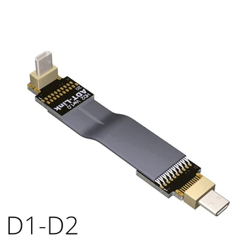 

Cable Micro HDMI Micro HDMI Male to Male Angle 5/10/15/20/30/50/80/100cm Cabo V2.0 4Kx2K@60Hz For PC AV HDTV LCD FPV 3D D1D2