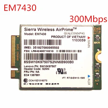 

EM7430 FDD/TDD LTE 4G Module WCDMA GNSS 4G Card for Thinkpad X270 X1 Carbon 5th gen(20HQ, 20HR) X1 YOGA X1 Tablet Gen 2