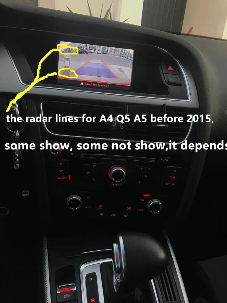 Интерфейс камеры заднего вида адаптер для Audi A4 A5 Q5 Non MMI система с активной паркингом