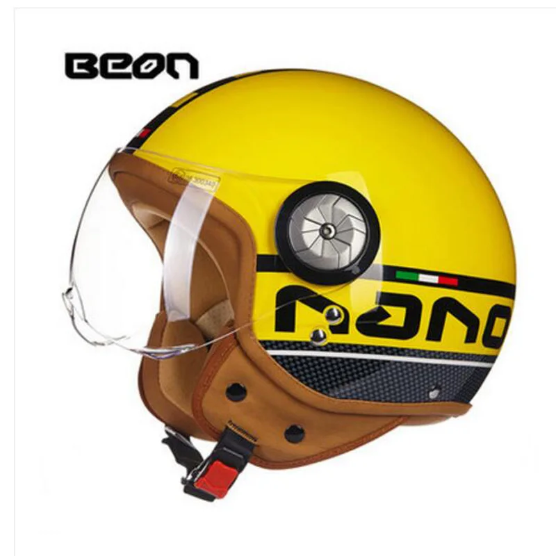 Европейский сертификат ECE BEON 3/4 мотоциклетный шлем ретро принц мотоциклетный шлем из ABS с PC линзой козырек ccc