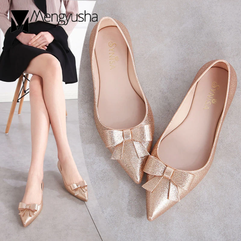 womens glitter jelly shoes