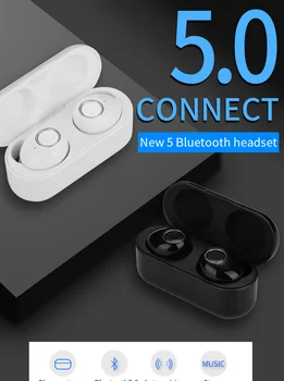 

TWS K15 Mini Bluetooth 5.0 HI-FI Earphone IPX5 Waterproof Wireless Headset Sport Bass Noise Canceling Stereo Earphones