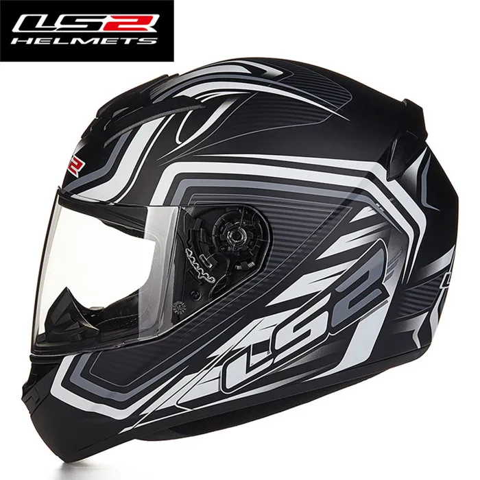 LS2 Шлемы FF352 петухи мотоцикл полный шлем Casco Capacete de motociclista скутер шлем для мужчин и женщин - Цвет: Ranger Matt Silver