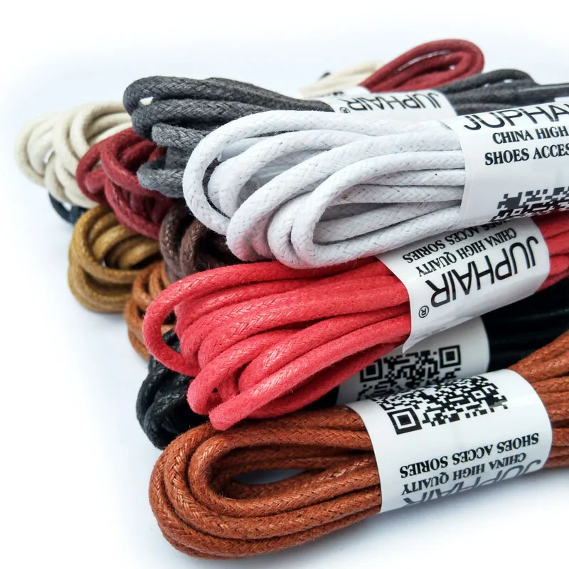 JUP 1 Pair 60-180cm Fashion Casual Leather Laces High Quality Waxed Round Shoelaces Shoestring Boots Sports Shoes Cable Ropes JUP 1 Pair 60-180cm Fashion Casual Leather Laces High Quality Waxed Round Shoelaces Shoestring Boots Sports Shoes Cable Ropes