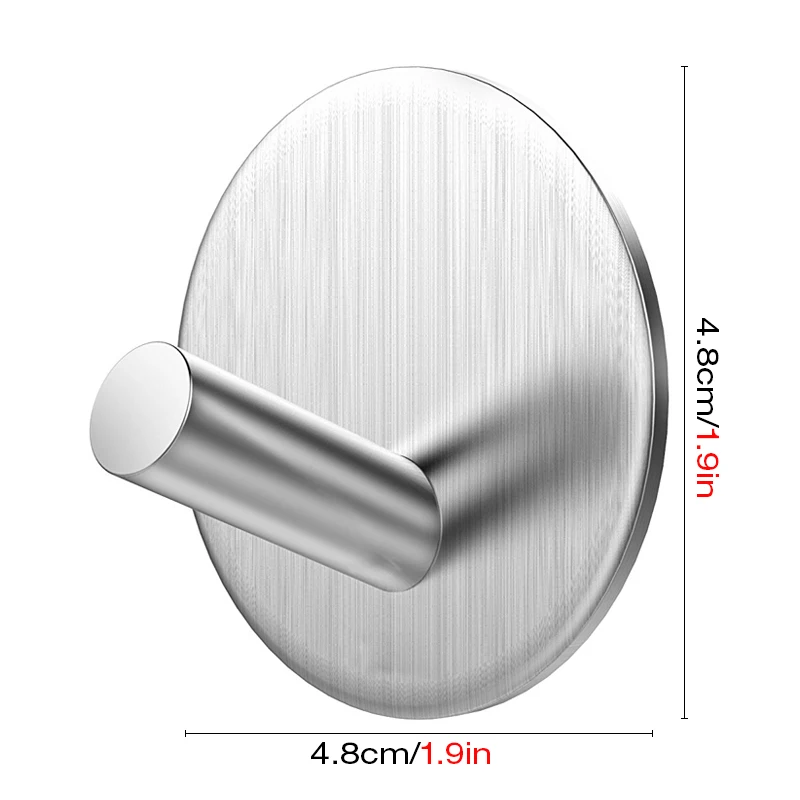4 шт. сверхмощная самоклеющаяся рустостойкая SUB 304 Крючки из нержавеющей стали вешалка для полотенец для ванной комнаты