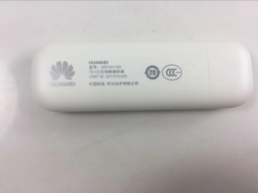 Разблокированный huawei E8372 E8372h-155 4 аппарат не привязан к оператору сотовой связи дуплексная частота 1/3/5/7/8/20 аппарат, который не привязан к оператору сотовой связи полоса 38/40/41 150 Мбит/с USB WiFi модем роутер Wi-Fi модем