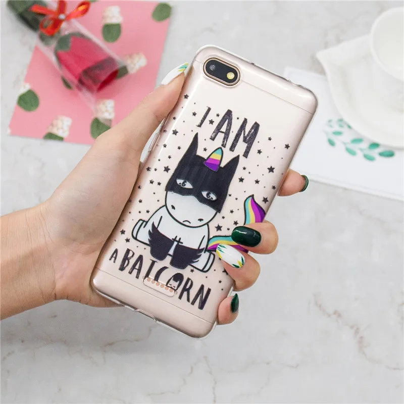 Wekays для XiaoMi RedMi 6 6A 6Pro чехол с мультяшным рисунком силиконовые чехлы из ТПУ Pro Mi A2 Lite