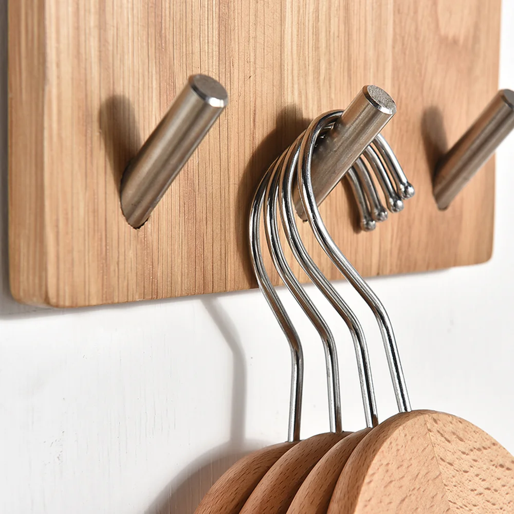  Wall hangers solid wood bedroom coat rack wall hanging creative living room universal hook corner c - 33031987442