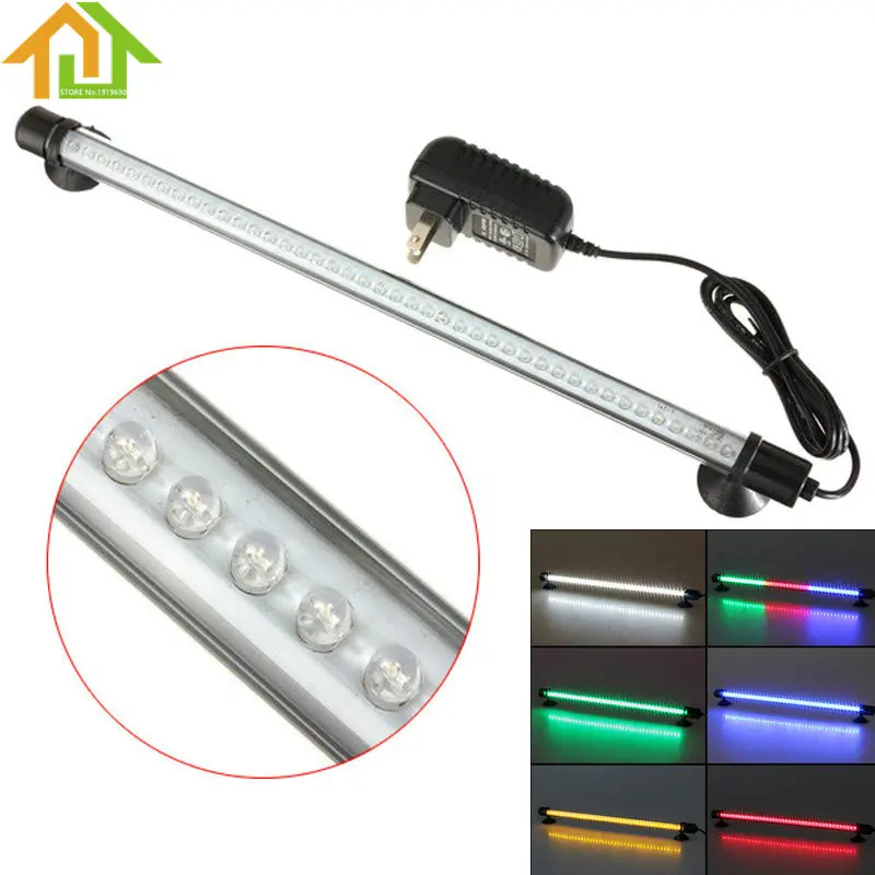 42 LED 38cm Aquarium Fish Tank Waterproof Submersible Stick Strip Light