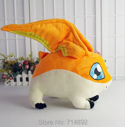 Patamon Плюшевая Игрушка Аниме Приключения Дигимонов Takaishi Takeru pet patamon 35 см Высокое качество короткая мягкая игрушка подушка