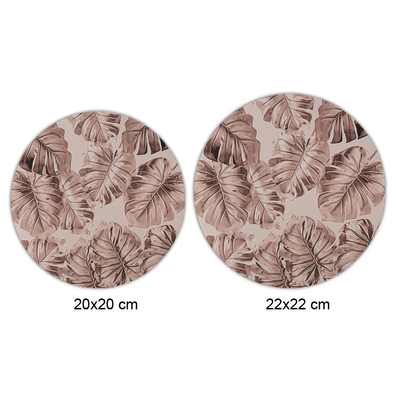 rose gold Large plant leaves (2)