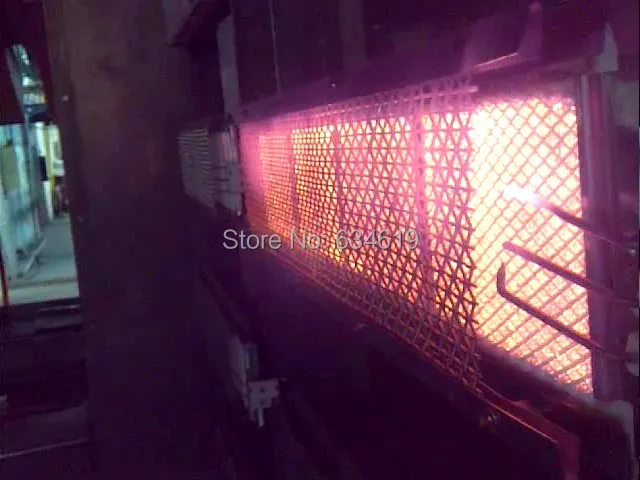 Индустриальные чугунные Инфракрасный Газовый керамическая ваза-подсвечник LPG/нг инфракрасная горелка для печь с порошковым покрытием